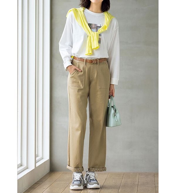 ルフラン（ルフラン）の「【２本組】ちょうどいい！ワイドパンツ（ワイドパンツ・ガウチョ）」｜詳細画像