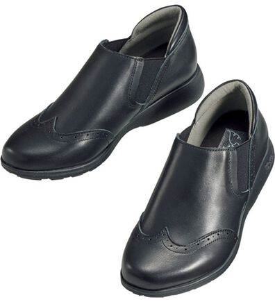 ルフラン（ルフラン）の「ラックウォーク　４Ｅ牛革ウィングチップスリッポン（スリッポン）」