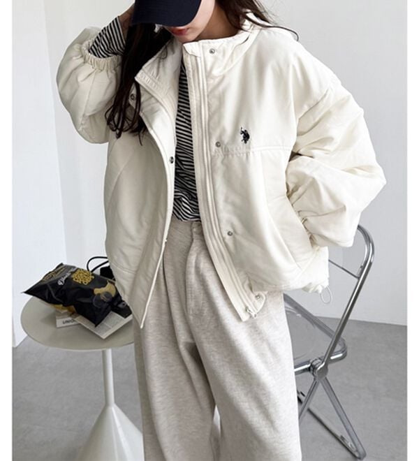 GeeRA（ジーラ）の「【U.S. POLO ASSN.】モンスター中わたブルゾン（ブルゾン）」｜詳細画像