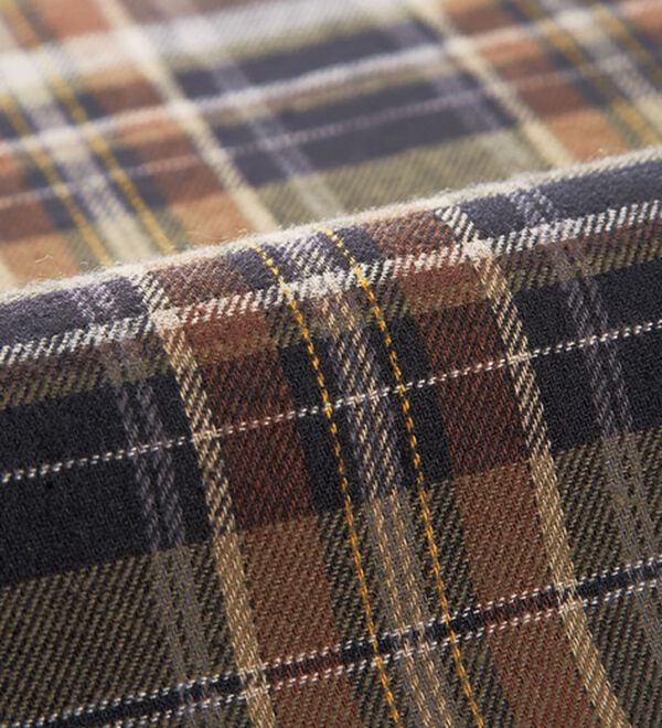 BELLUNA（ベルーナ）の「多ボタン使いチェック柄シャツチュニック（チュニック）」｜詳細画像