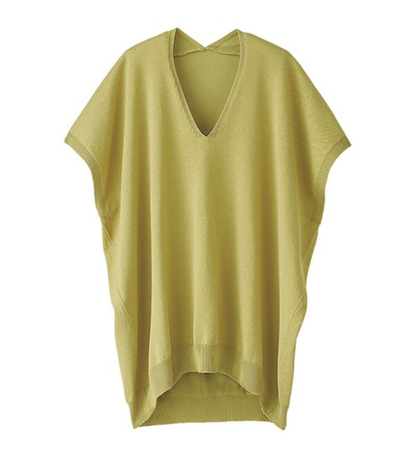 BELLUNA（ベルーナ）の「エコニットフレンチスリーブプルオーバー（ニット・セーター）」｜詳細画像