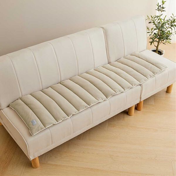 iellio（イエリオ）の「綿１００％　３ＷＡＹ　ソファ＆ダイニングロングパッド（チェアカバー・チェアパッド）」｜詳細画像