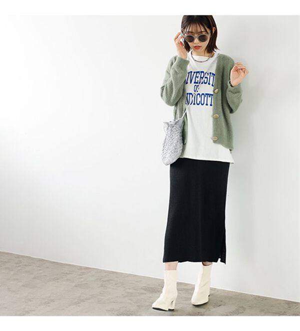 GeeRA（ジーラ）の「レイヤード２点セットワンピース（ニットワンピース）」｜詳細画像