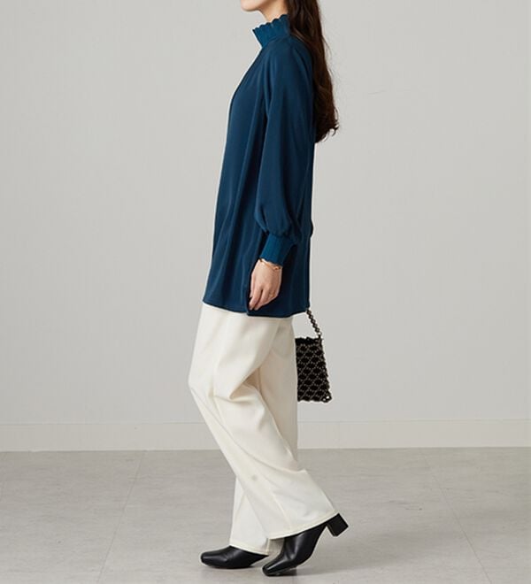 BELLUNA（ベルーナ）の「リブニット使いチュニック（チュニック）」｜詳細画像