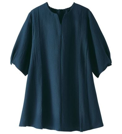 BELLUNA（ベルーナ）の「スッキリ見せ！ポコポコ素材プルオーバー（ブラウス）」