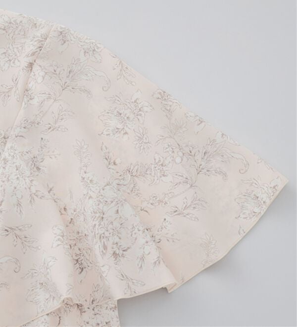 RANAN（ラナン）の「ひんやり！ピンタックフレアー袖ブラウス（ブラウス）」｜詳細画像