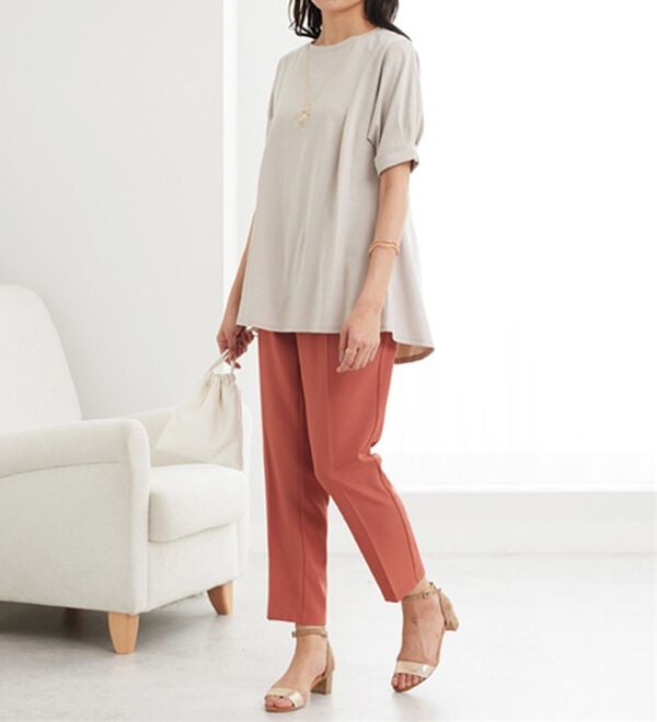 BELLUNA（ベルーナ）の「バックフレアーパフ袖プルオーバー（カットソー）」｜詳細画像