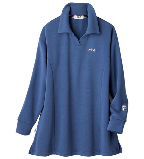 ルフラン（ルフラン）の「【２色組】＜ＦＩＬＡ＞重ね着しやすい衿付トレーナー（カットソー）」｜詳細画像