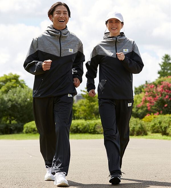 「＜ちょこザップ＞防風サウナスーツ上下セット（メンズルームウェア）」｜詳細画像
