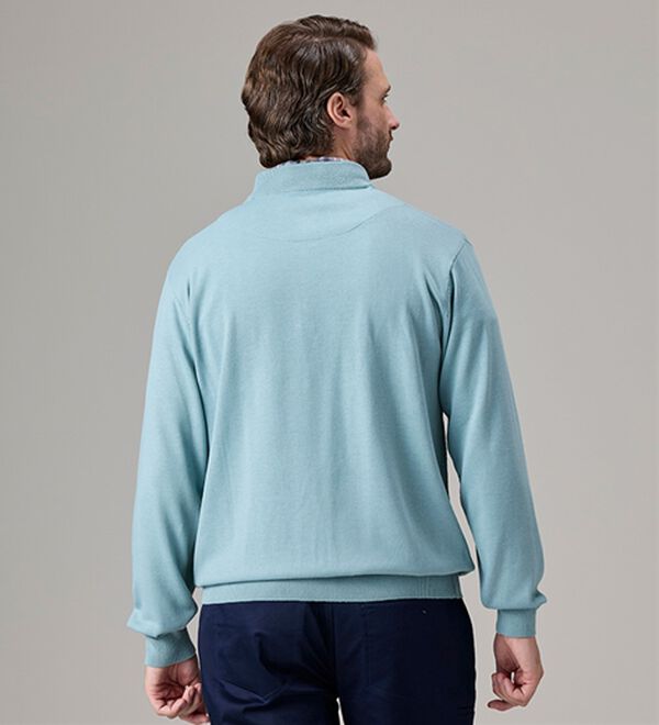 「【３枚組】楽々お洒落見えダブル衿セーター（メンズシャツ）」｜詳細画像