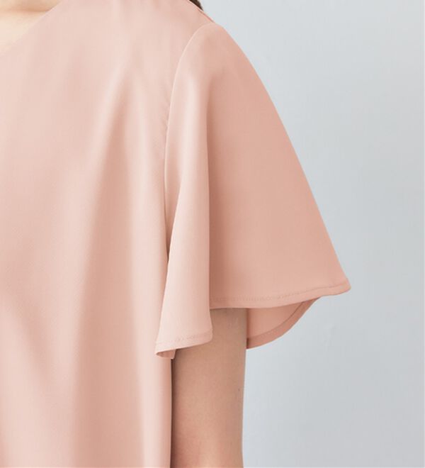 alotta（アロッタ）の「シフォンレイヤードＶネックブラウス（ブラウス）」｜詳細画像