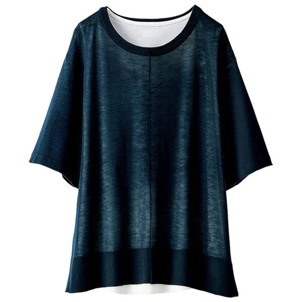 BELLUNA（ベルーナ）の「シアーニットプルオーバーアンサンブル（アンサンブル）」｜詳細画像