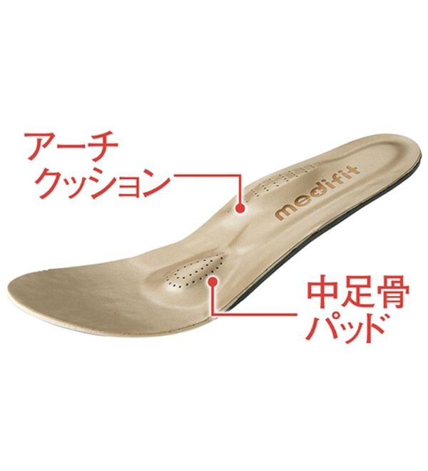 ルフラン（ルフラン）の「＜メディフィット＞５Ｅ斜めストラップシューズ（フラットシューズ）」｜詳細画像