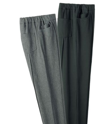 ルフラン（ルフラン）の「【２本組】まさかの「裏ボア」スティックパンツ（フルレングスパンツ）」