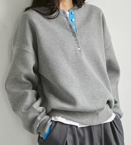 RANAN（ラナン）の「ヘンリーネックスウェトライクニット（ニット・セーター）」