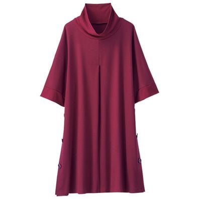 BELLUNA（ベルーナ）の「リブ使いサイドボタンデザインチュニック（チュニック）」