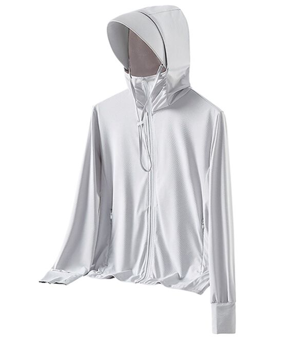 「フェイスガード付きＵＶカットパーカ（パーカー）」｜詳細画像