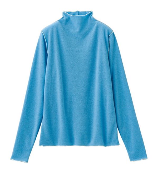 RANAN（ラナン）の「前後２ＷＡＹ！メロウ使いニットソーフリルプルオーバー（カットソー）」｜詳細画像