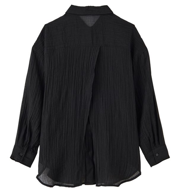 RANAN（ラナン）の「バックスリットシアーシャツ（シャツ）」｜詳細画像