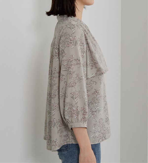 BELLUNA（ベルーナ）の「ケープ風デザインブラウス（ブラウス）」｜詳細画像