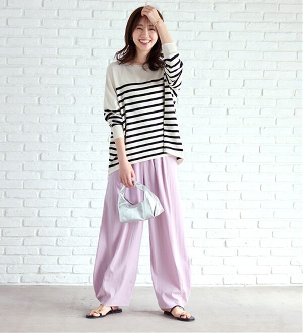 BELLUNA（ベルーナ）の「ゆったりニットプルオーバー（ニット・セーター）」｜詳細画像