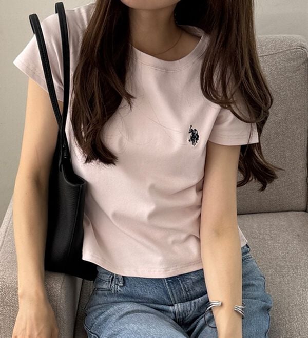 GeeRA（ジーラ）の「【ＵＳ．ＰＯＬＯ．ＡＳＳＮ】汗染み防止ミニＴシャツ（Tシャツ）」｜詳細画像