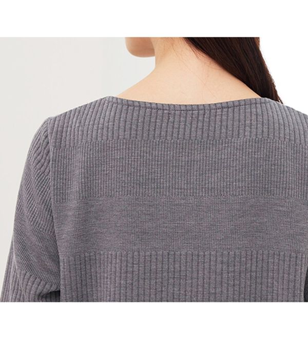 BELLUNA（ベルーナ）の「ポケット付ボーダージャカードワンピース（その他ワンピース）」｜詳細画像