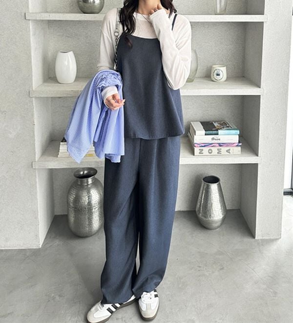 GeeRA（ジーラ）の「セットアップ風キャミソールサロペット（オールインワン）」｜詳細画像