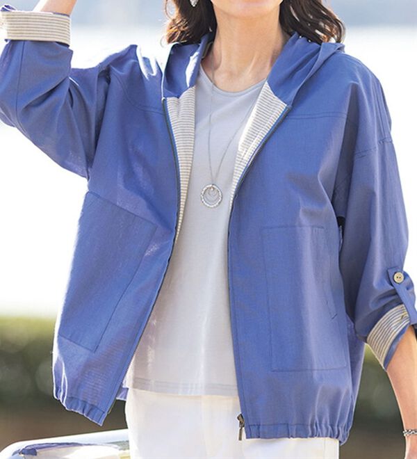 ルフラン（ルフラン）の「綿麻ゆったりサマーブルゾン（ブルゾン）」｜詳細画像