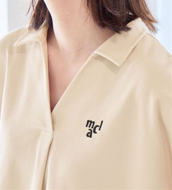 Viola e Viola（ヴィオラ エ ヴィオラ）の「【ｍａｒｉｅ　ｃｌａｉｒｅ　ＳＰＯＲＴ】スキッパーポロチュニック（チュニック）」｜詳細画像