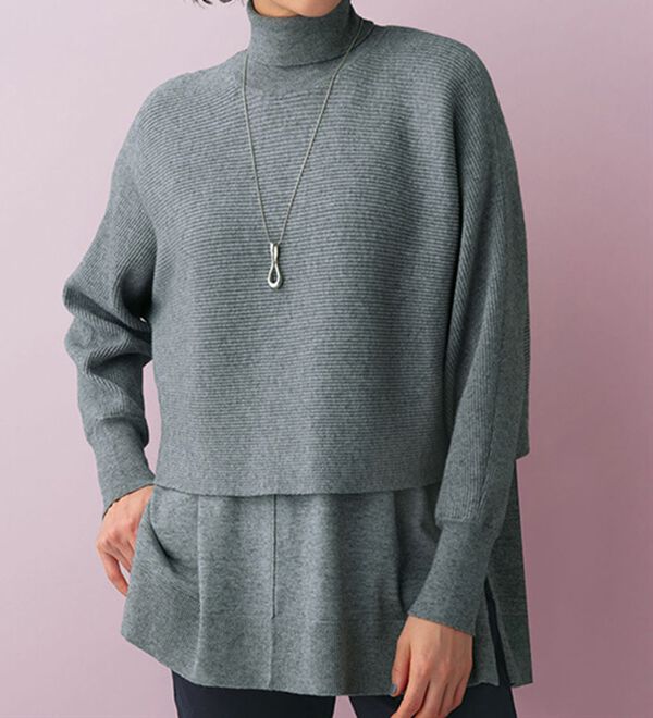 BELLUNA（ベルーナ）の「着回し自在！ニットベストアンサンブル（アンサンブル）」｜詳細画像