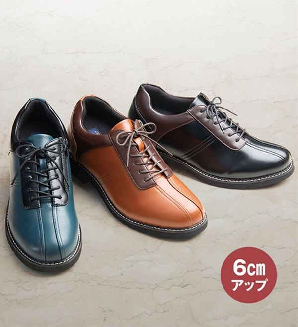 「＜コムルヴァン・オム＞軽量はっ水ヒールアップシューズ（メンズスニーカー）」｜詳細画像