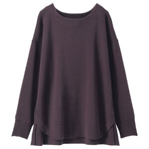 BELLUNA（ベルーナ）の「ミラノリブ素材裾ラウンドプルオーバー（ニット・セーター）」｜詳細画像