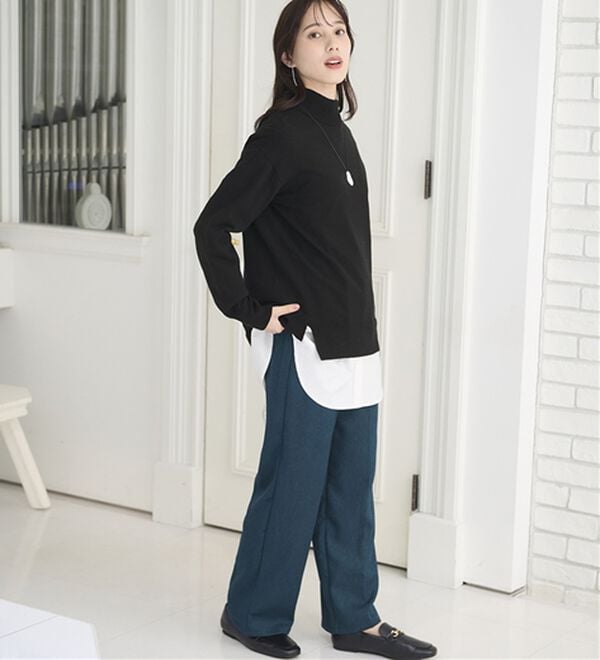 BELLUNA（ベルーナ）の「＜極み編＞肌心地ふんわりハイネックニット（ニット・セーター）」｜詳細画像