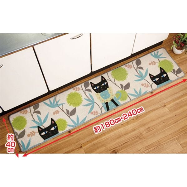 「洗えるロングキッチンマット（キッチンマット）」｜詳細画像