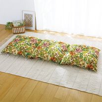 「長座布団になる座布団カバー（座布団・座布団カバー）」