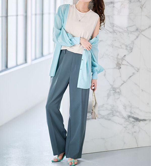 RANAN（ラナン）の「＜BC＞綿100％ひんやりタンクトップ（カットソー）」｜詳細画像