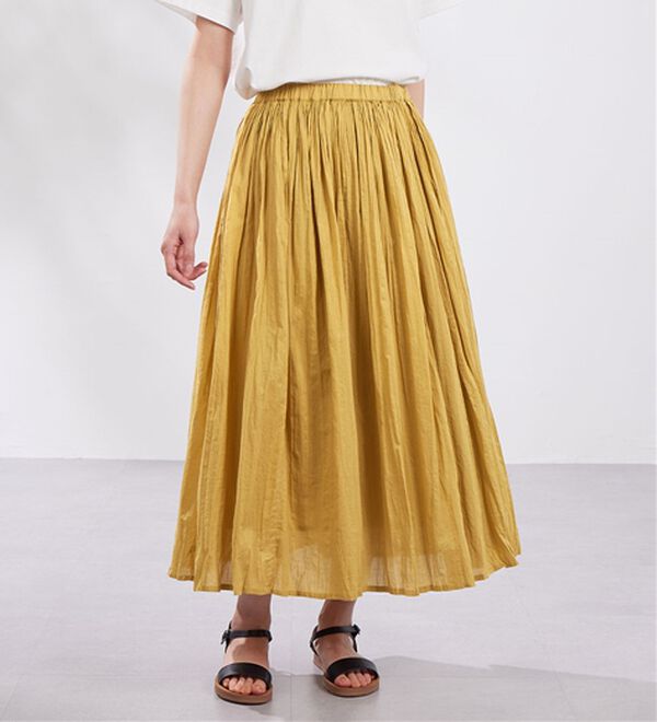 Viola e Viola（ヴィオラ エ ヴィオラ）の「ボイルクリンクルスカート（ひざ丈スカート）」｜詳細画像