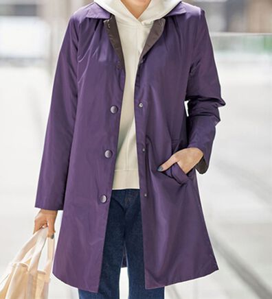 BELLUNA（ベルーナ）の「軽くてあたたかい！蓄熱機能配色コート（ハーフコート）」