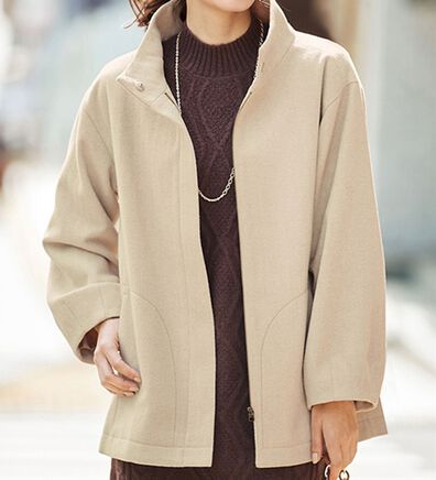 BELLUNA（ベルーナ）の「リサイクルウール混ショートコート（ショートコート）」