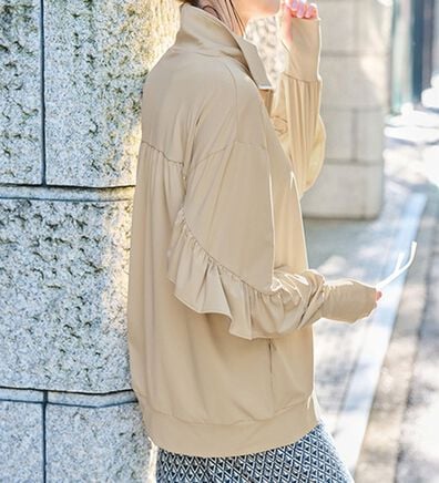 RANAN（ラナン）の「フリルラッシュガードブルゾン（ブルゾン）」