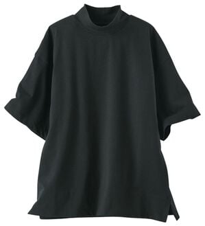 BELLUNA（ベルーナ）の「≪ＨｕｇＲｅａｍコットンＣｏｏｌ≫ひんやりハイネックプルオーバー（カットソー）」｜ブラック