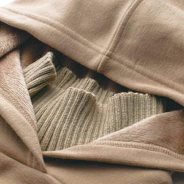 RANAN（ラナン）の「＜ＦＩＬＡ＞あったか♪オリジナルデザイン裏シャギーパーカーワンピース（その他ワンピース）」｜詳細画像