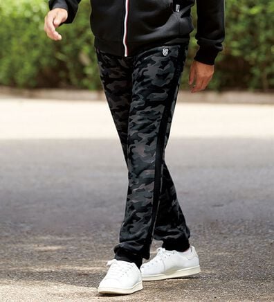 「＜ケー・スイス＞差がつく着こなし！裏起毛リラックスパンツ（メンズフルレングスパンツ）」