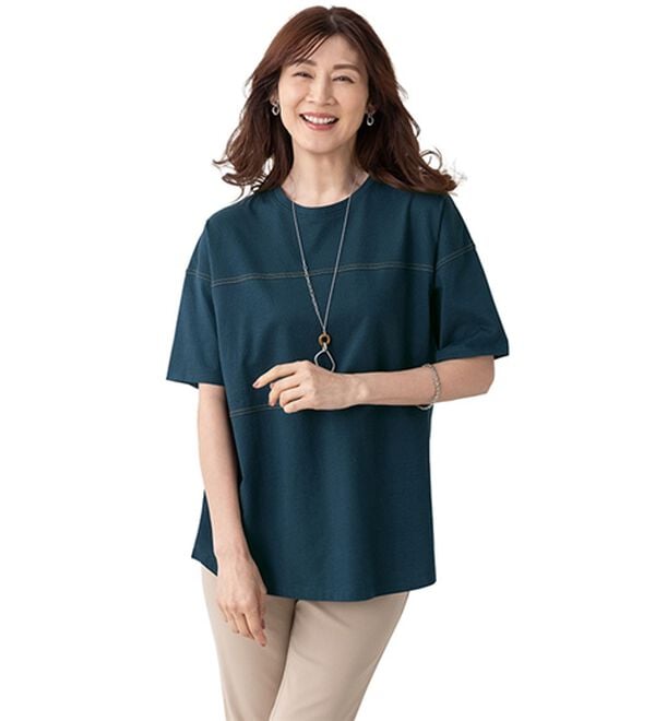 ルフラン（ルフラン）の「【４色組】ひんやり＊キシリトールＴシャツ（Tシャツ）」｜詳細画像