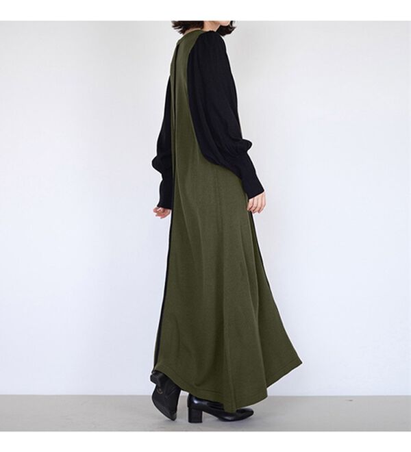 RANAN（ラナン）の「ボリューム袖アウトシームニットワンピース（ニットワンピース）」｜詳細画像