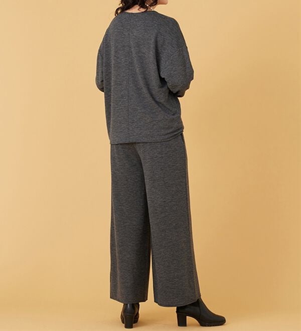 BELLUNA（ベルーナ）の「キレイ見えVネックプルオーバー（カットソー）」｜詳細画像