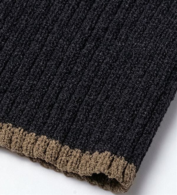 RANAN（ラナン）の「もちもちリブパイピングハイネックニット（ニット・セーター）」｜詳細画像