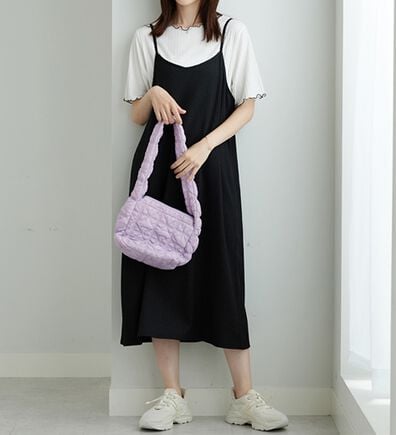 BELLUNA（ベルーナ）の「【2点セット】メローインナー＆キャミワンピースセット（アンサンブル）」
