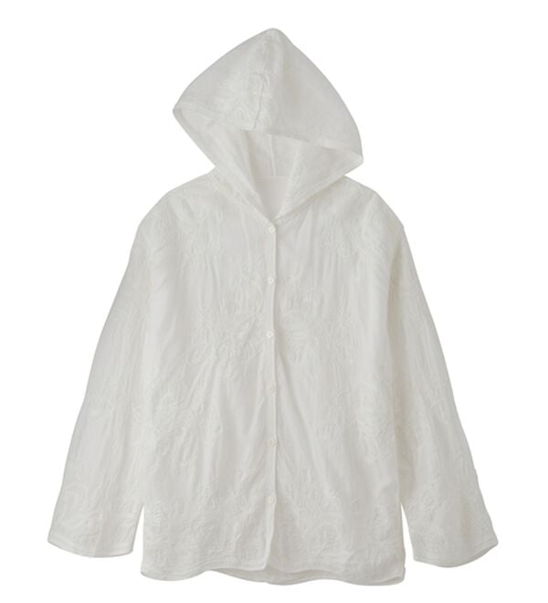 RANAN（ラナン）の「コード刺繍フードシャツ（シャツ）」｜詳細画像